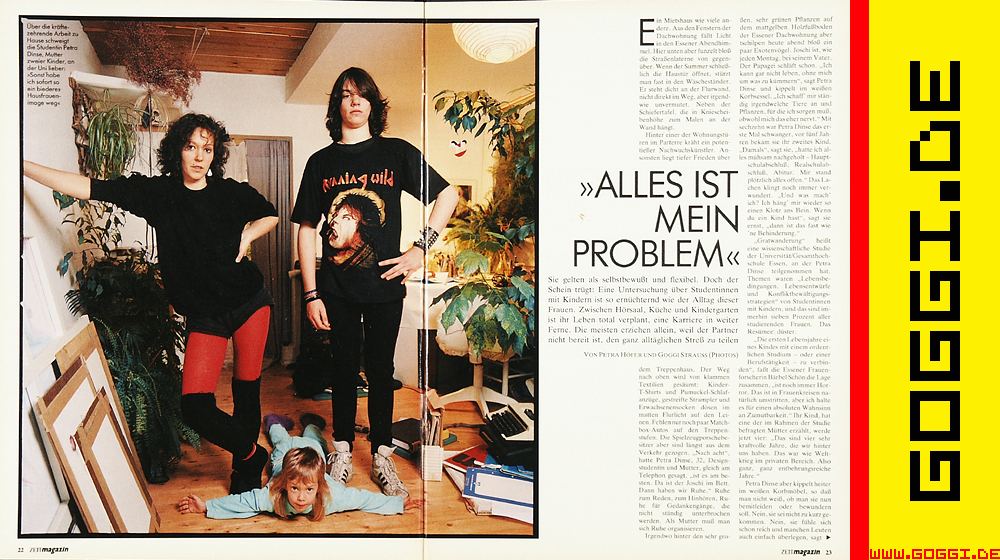 Studierende Mütter, Petra Dinse,  ZEITmagazin, © Goggi Strauss