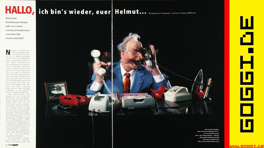 Bundeskanzler Helmut Kohl, GUM, Hurra Deutschland, ZEITmagazin, © Goggi Strauss